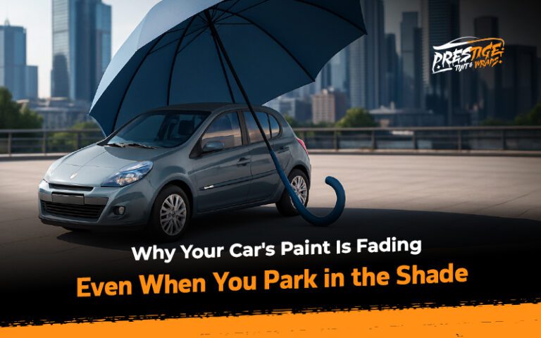 Car paint is fading