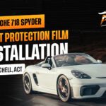 Porsche-718-Spyder-Paint-Protection-Film-Installation-in-Mitchell-ACT