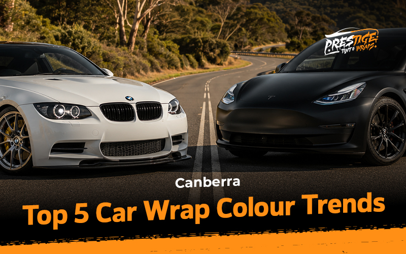 Car wrap colour trends Canberra
