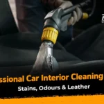 car interior cleaning