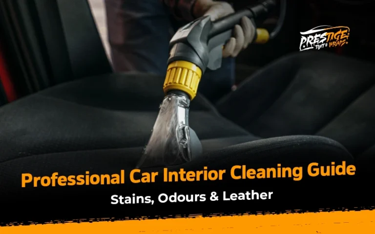 car interior cleaning